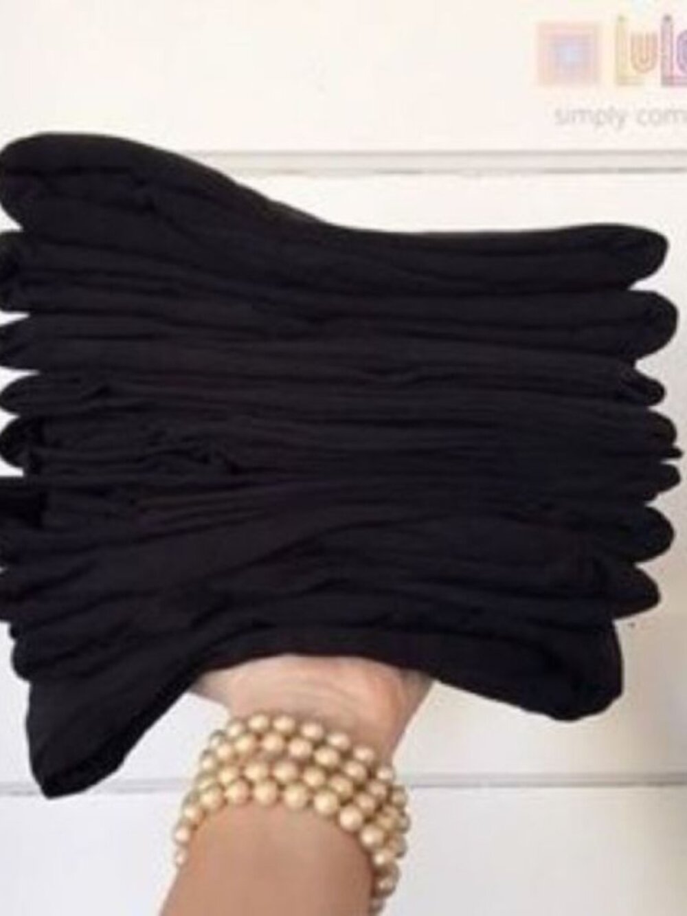 Last Pair! • LuLaRoe Solid Black Leggings TC2 - Picture 3 of 5